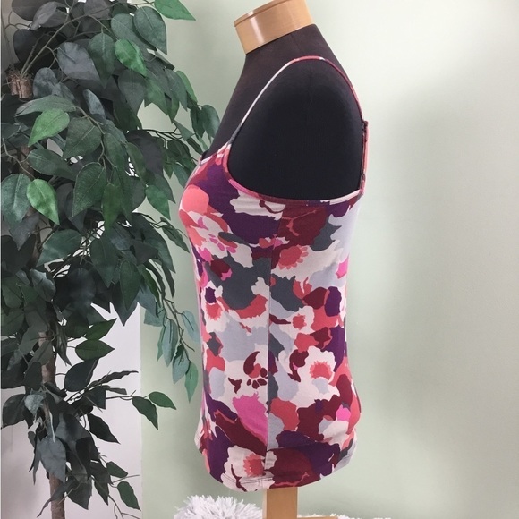 Loft for ANN Taylor  Medium multi colored adjustable strap cami - Picture 13 of 15